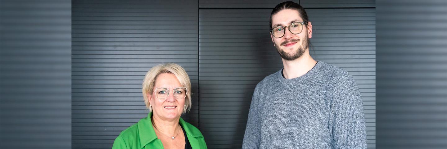 LMS-Direktorin Ruth Meyer mit Prof. Dr. Markus Langer